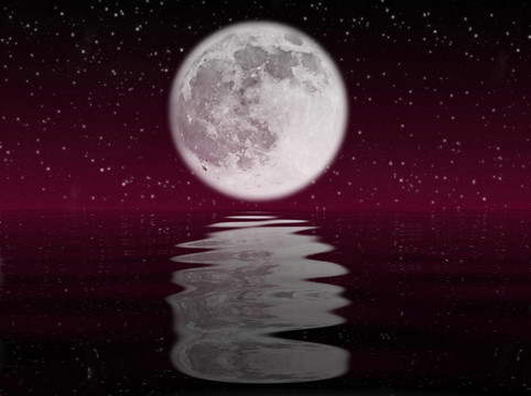 Moon和水