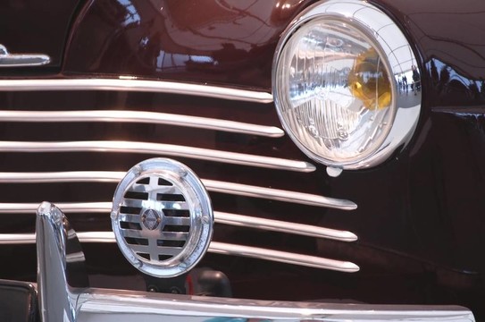 經(jīng)典汽車特寫