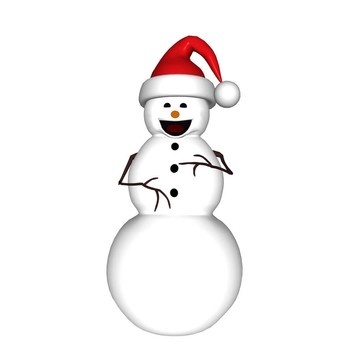 笑的雪人