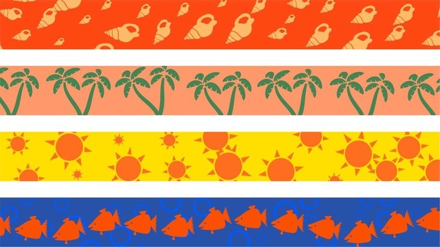 海灘邊
