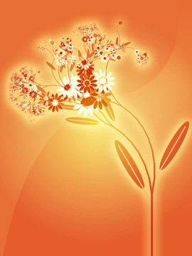 花的插圖
