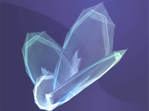 波浪狀的發(fā)光的顏色