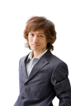 年輕的亞洲商人