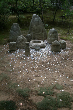 巖石花園金閣寺寺；京都；日本