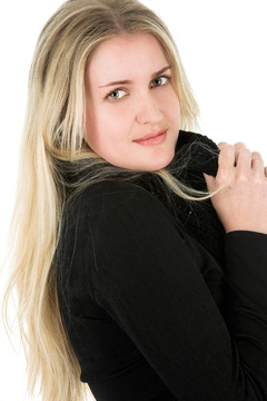 金發(fā)碧眼的模型