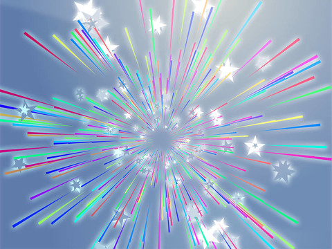 爆裂飛行明星插畫
