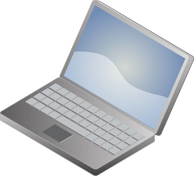 開放式筆記本插圖