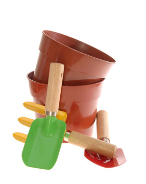 鏟；耙；花瓶