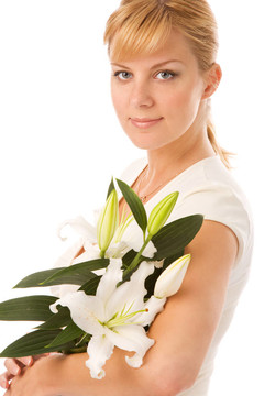 女人與madonna lily