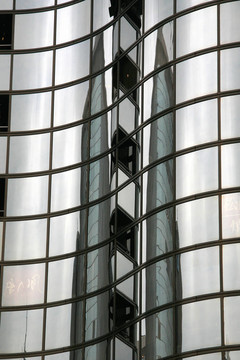 建筑反射-銀座區(qū)；東京；日本