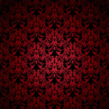 哥特式的紅色花