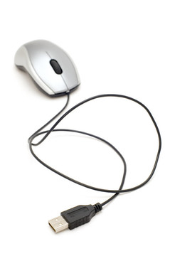 帶電纜的電腦鼠標(biāo)