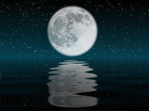 Moon和水