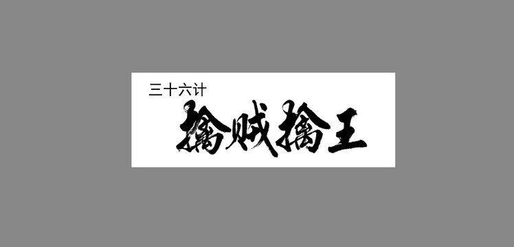 三十六計擒賊擒王
