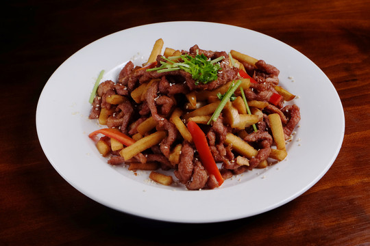 韭香豆干五花肉