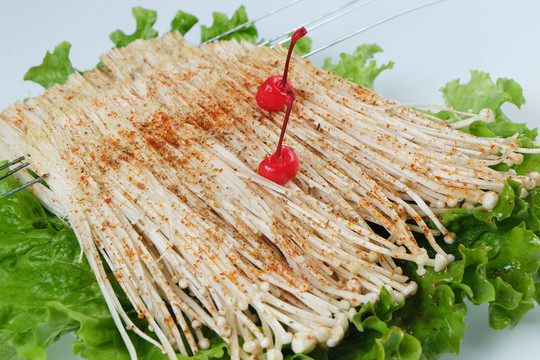 烤金針菇