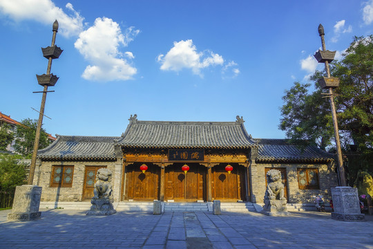 青州古街偶園大門