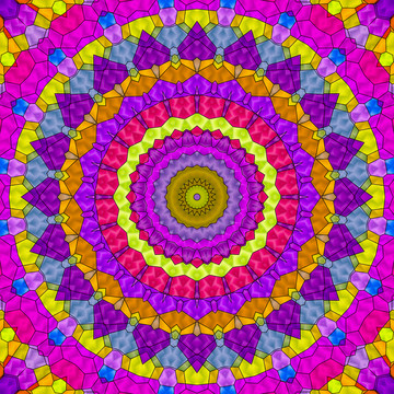 染色玻璃拼花教堂玻璃 無分層