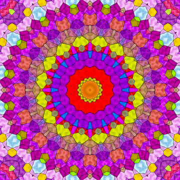 染色玻璃拼花教堂玻璃 無分層