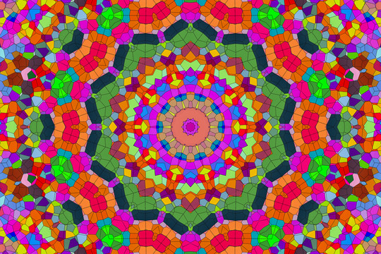 染色玻璃拼花教堂玻璃 無分層