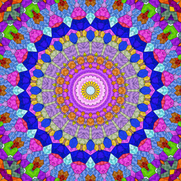 染色玻璃拼花教堂玻璃 無分層