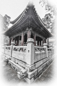 曲阜孔廟一角