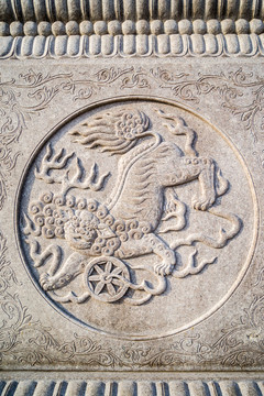 獅子石刻