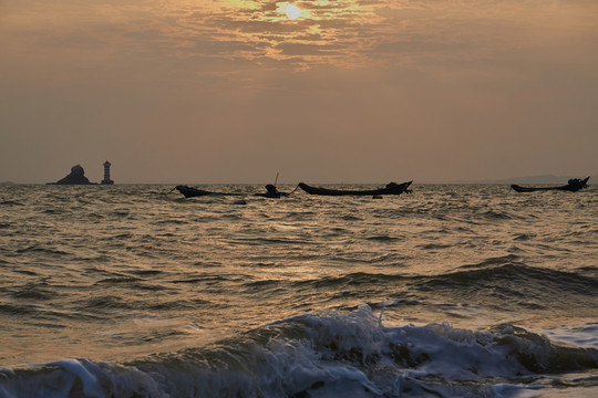 海邊日出