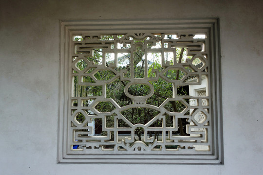 古典園林花窗