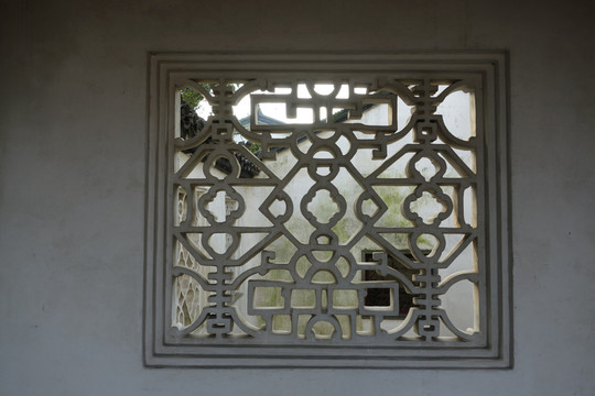 古典園林花窗