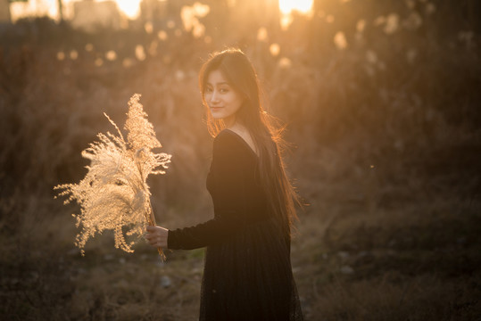 清新美女人像