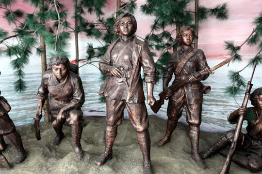 抗聯(lián)英雄 抗聯(lián)雕塑 抗聯(lián)戰(zhàn)士
