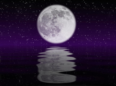 Moon和水