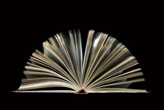 打開的書