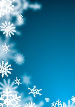 藍(lán)雪花模糊