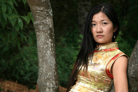 中國傳統(tǒng)女孩肖像