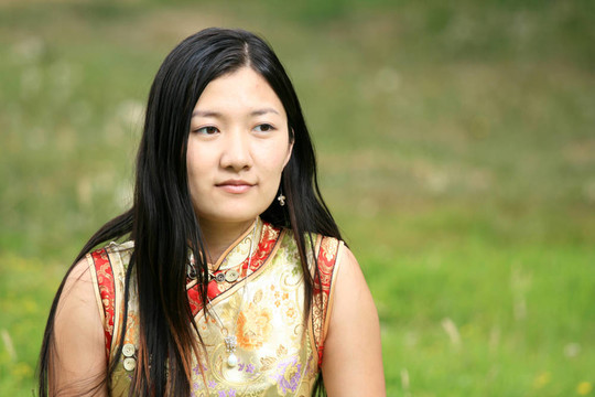 中國傳統(tǒng)女孩肖像