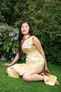 中國傳統(tǒng)女孩肖像