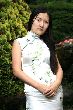 中國傳統(tǒng)女孩肖像