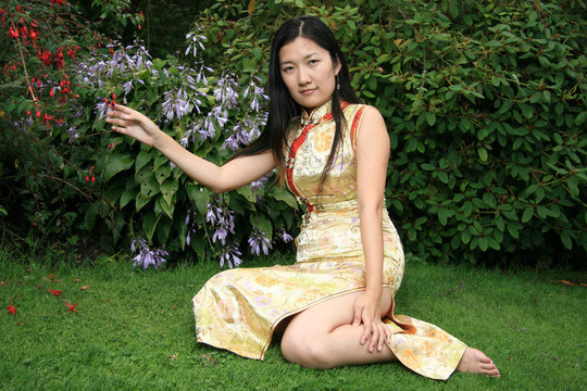 中國傳統(tǒng)女孩肖像