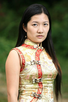 中國(guó)傳統(tǒng)女孩肖像