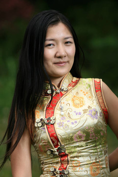 中國傳統(tǒng)女孩肖像