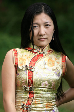 中國傳統(tǒng)女孩肖像
