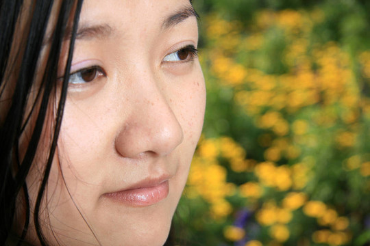 中國傳統(tǒng)女孩肖像