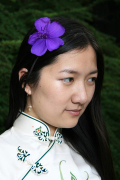 中國(guó)傳統(tǒng)女孩肖像