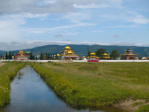 佛教寺院。