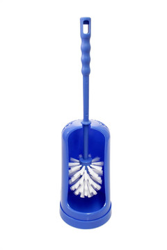 藍(lán)色的馬桶刷