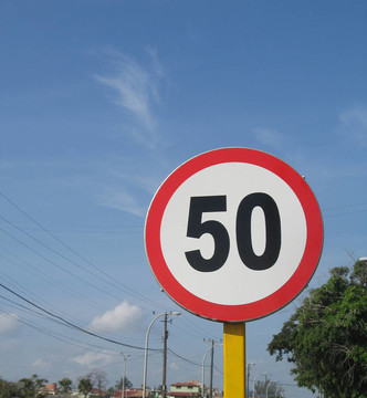50限速標(biāo)志