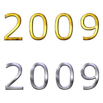 3D年的黃金和白銀2009