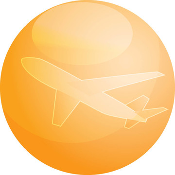 航空旅行飛機插圖
